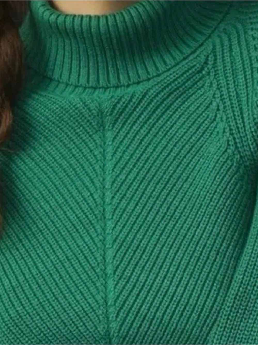 Maeve Cropped Turtleneck Sweater